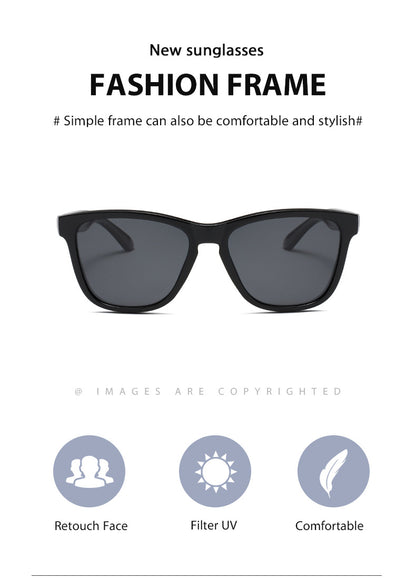 Unisex Round Frame Full Frame Sunglasses With Tac Lens Material In Black, Ideal For Sport