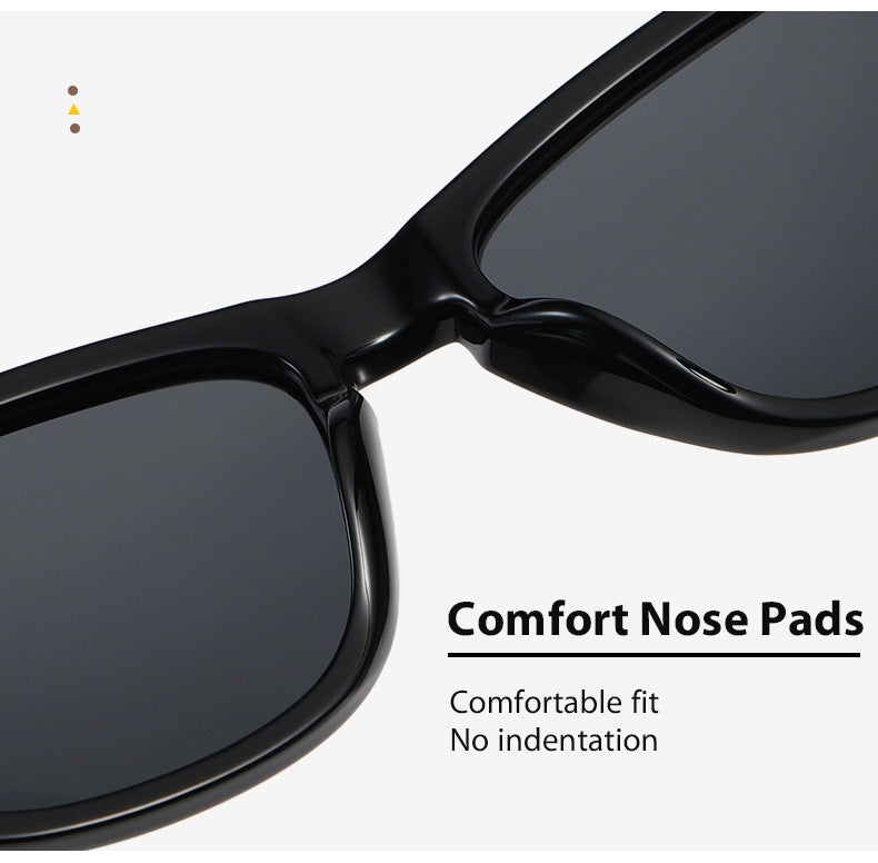Unisex Round Frame Full Frame Sunglasses With Tac Lens Material In Black, Ideal For Sport