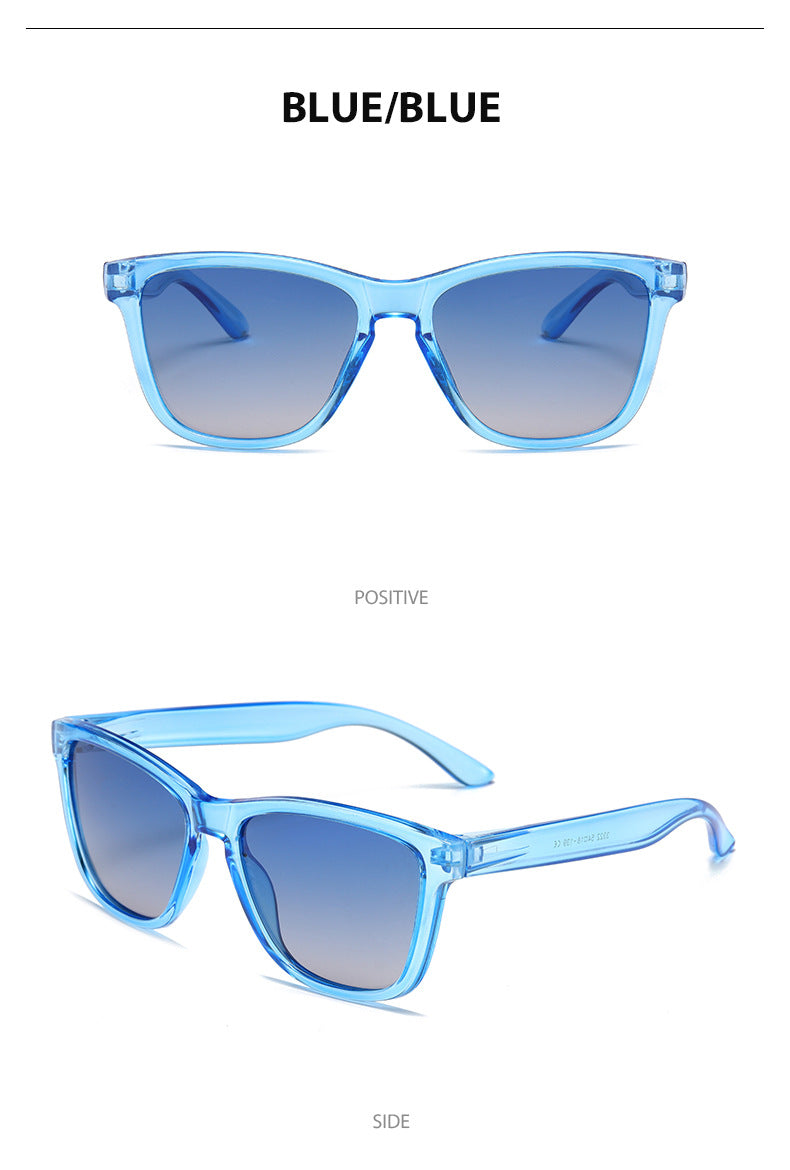 Unisex Round Frame Full Frame Sunglasses With Tac Lens Material In Black, Ideal For Sport