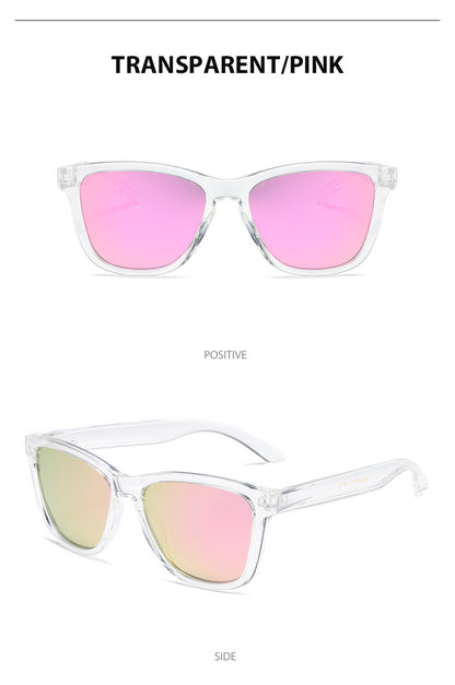 Unisex Round Frame Full Frame Sunglasses With Tac Lens Material In Black, Ideal For Sport