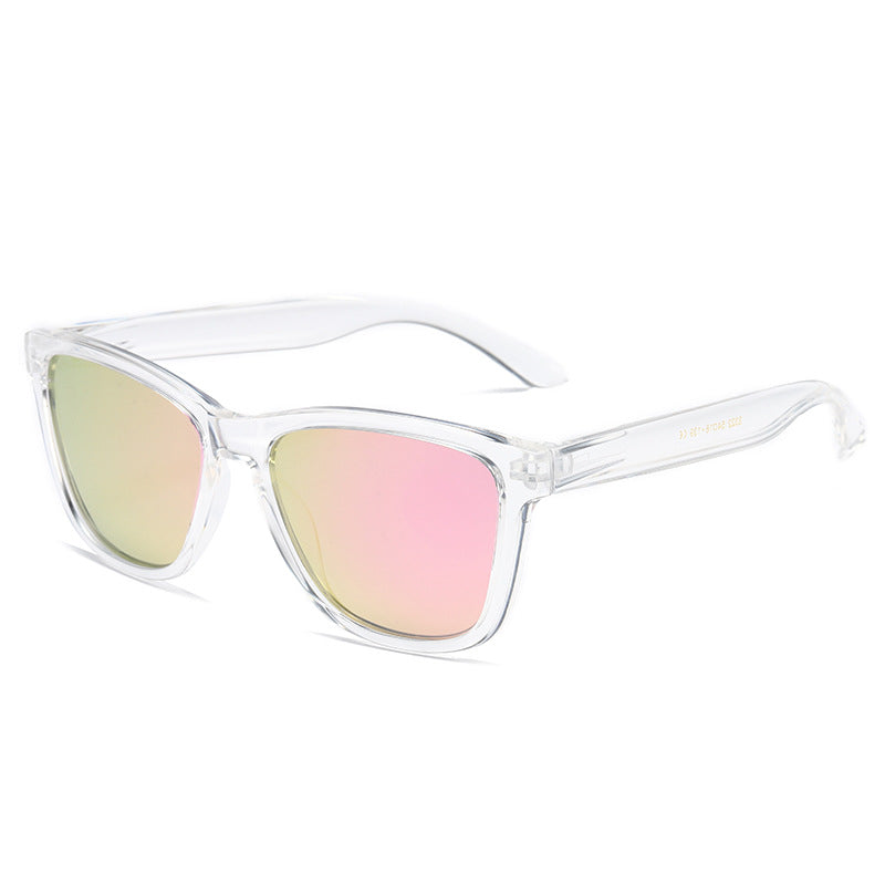 Unisex Round Frame Full Frame Sunglasses With Tac Lens Material In Black, Ideal For Sport