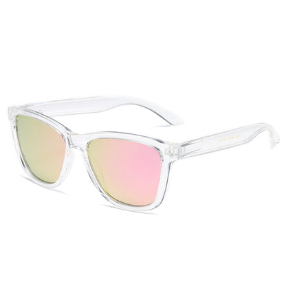 Unisex Round Frame Full Frame Sunglasses With Tac Lens Material In Black, Ideal For Sport