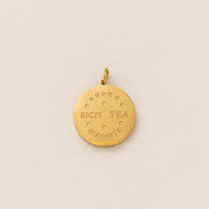 Heart Shape Pendant In 27x23mm 304 Stainless Steel With 18K Gold Plated PVD Coating And 0.03µm Thickness, 1 Piece