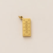 Square Plate Biscuit Pendant