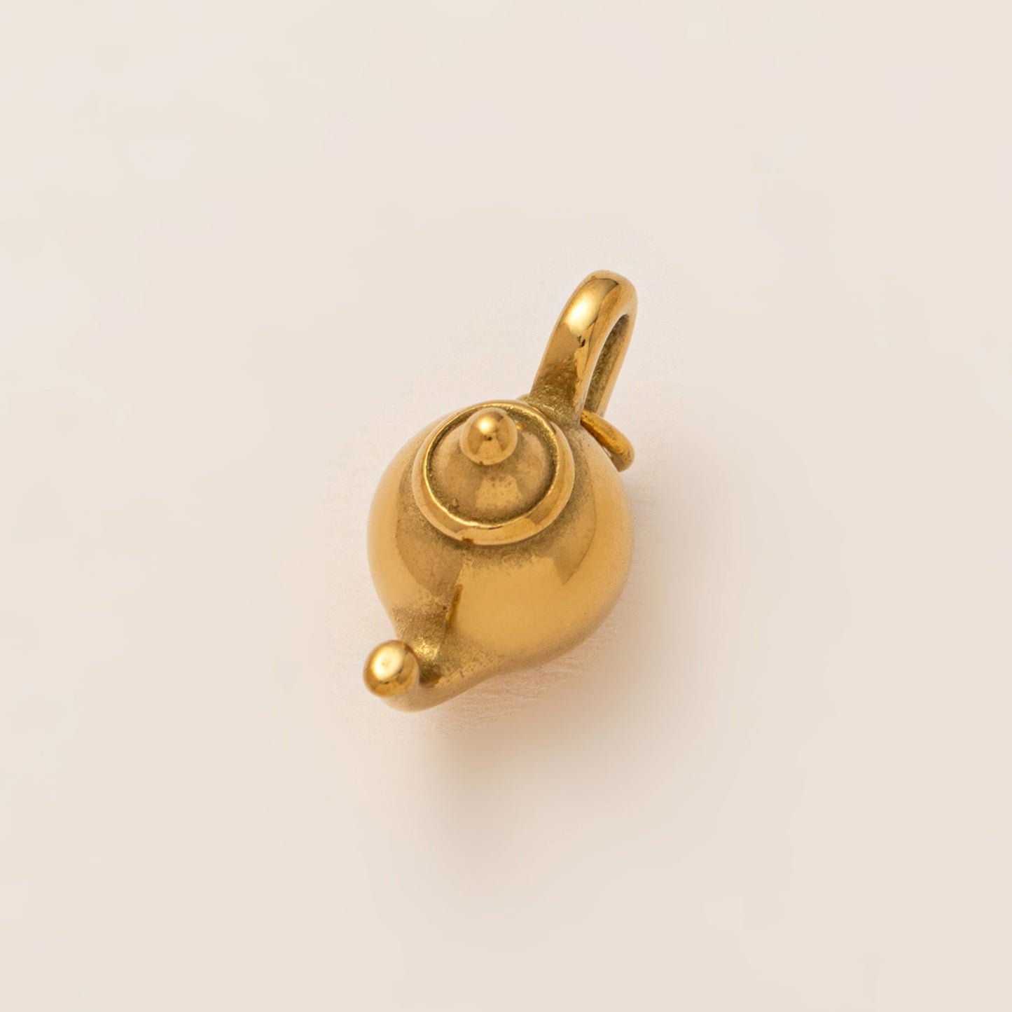 Heart Shape Pendant In 27x23mm 304 Stainless Steel With 18K Gold Plated PVD Coating And 0.03µm Thickness, 1 Piece