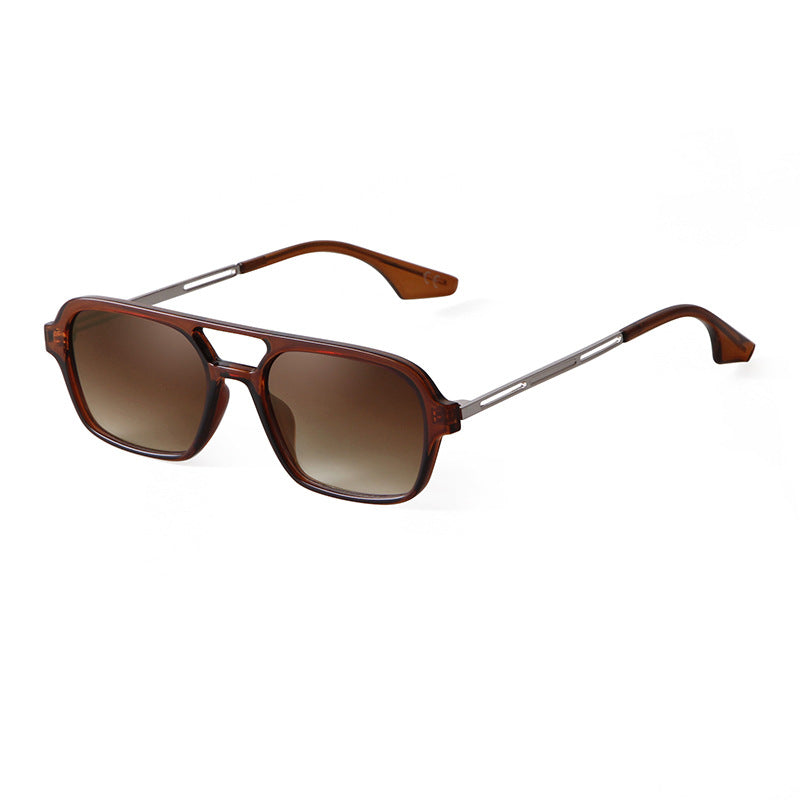 Women’s Square Full Frame Sunglasses With AC Lens Material In Pink, Perfect For Spring