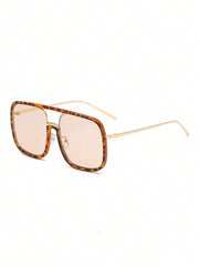 Leopard-Print Frame Orange Slices