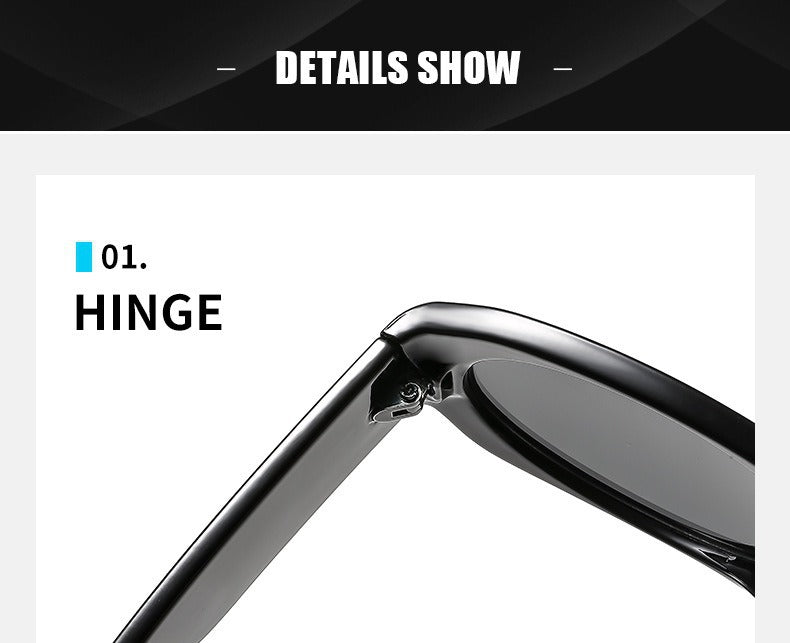 Unisex Square Full Frame Sunglasses With Ac Lens Material In Black, Perfect For Spring
