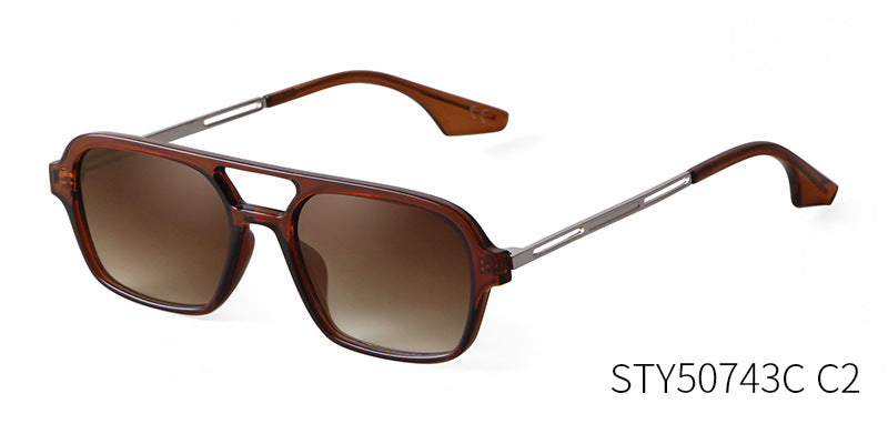 Women’s Square Full Frame Sunglasses With AC Lens Material In Pink, Perfect For Spring