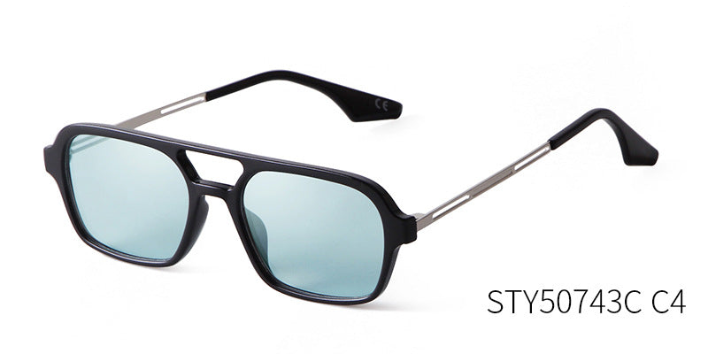 Women’s Square Full Frame Sunglasses With AC Lens Material In Pink, Perfect For Spring