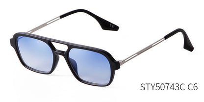 Women’s Square Full Frame Sunglasses With AC Lens Material In Pink, Perfect For Spring