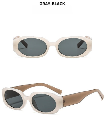 Unisex Square Full Frame Sunglasses With Ac Lens Material In Black, Perfect For Spring