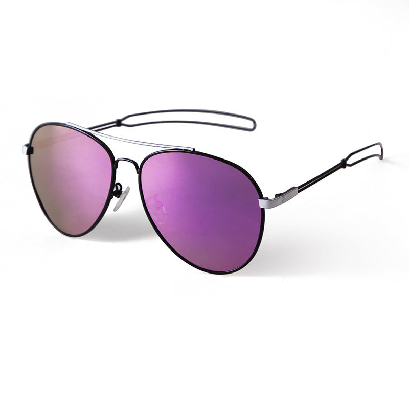 Men's Full Frame Toad Glasses Sunglasses With Tac Lens Material In Golden, Perfect For Party