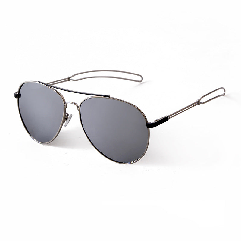 Men's Full Frame Toad Glasses Sunglasses With Tac Lens Material In Golden, Perfect For Party