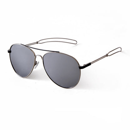 Men's Full Frame Toad Glasses Sunglasses With Tac Lens Material In Golden, Perfect For Party