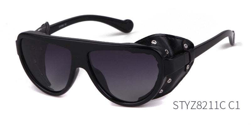 Men's Full Frame Toad Glasses Sunglasses With Tac Lens Material In Black For Outdoor Use
