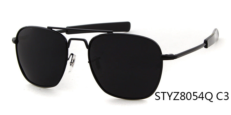 Unisex Aviator Sunglasses With Full Frame And Tac Lens Material In Golden, Perfect For Spring