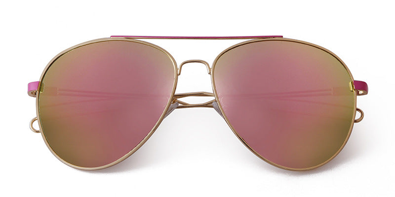 Men's Full Frame Toad Glasses Sunglasses With Tac Lens Material In Golden, Perfect For Party