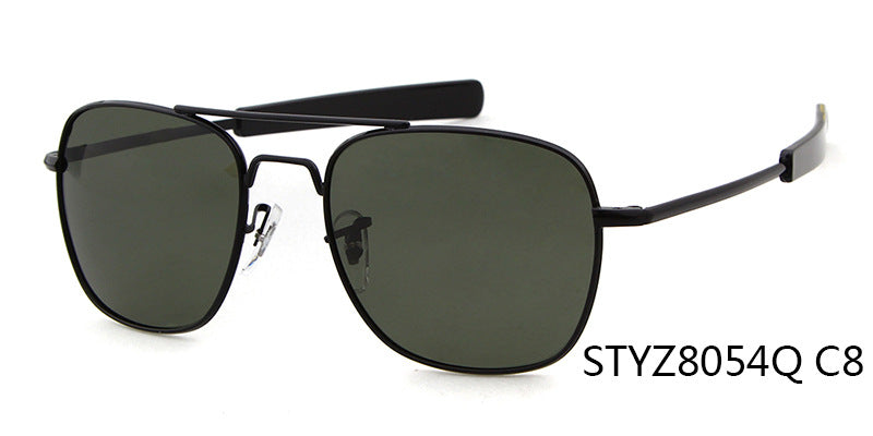Unisex Aviator Sunglasses With Full Frame And Tac Lens Material In Golden, Perfect For Spring