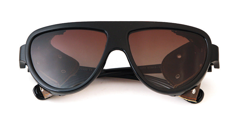 Men's Full Frame Toad Glasses Sunglasses With Tac Lens Material In Black For Outdoor Use