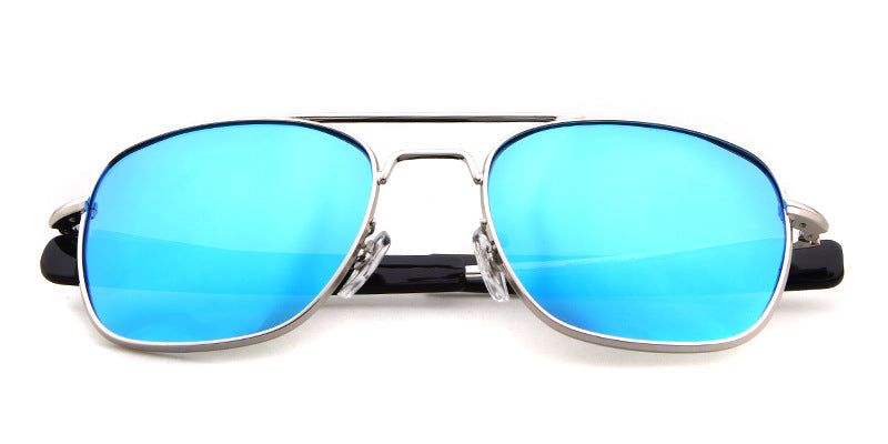 Unisex Aviator Sunglasses With Full Frame And Tac Lens Material In Golden, Perfect For Spring