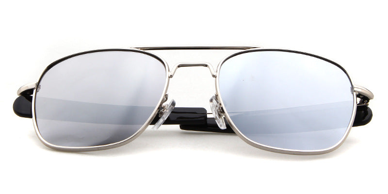 Unisex Aviator Sunglasses With Full Frame And Tac Lens Material In Golden, Perfect For Spring