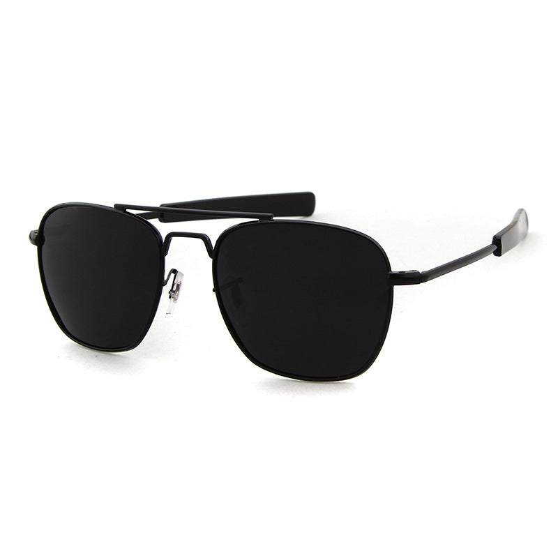 Unisex Aviator Sunglasses With Full Frame And Tac Lens Material In Golden, Perfect For Spring