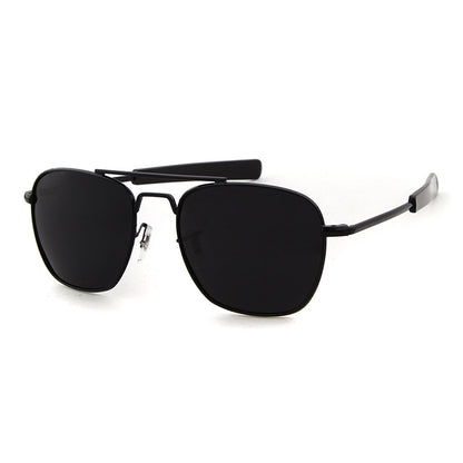Unisex Aviator Sunglasses With Full Frame And Tac Lens Material In Golden, Perfect For Spring