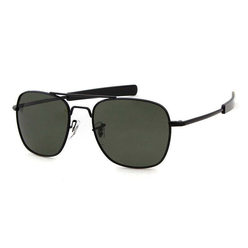 Unisex Aviator Sunglasses With Full Frame And Tac Lens Material In Golden, Perfect For Spring