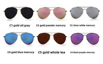 Men's Full Frame Toad Glasses Sunglasses With Tac Lens Material In Golden, Perfect For Party