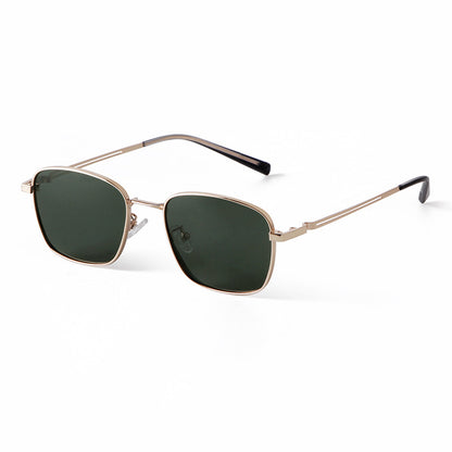 Unisex Polygons Full Frame Sunglasses With Tac Lens Material In Black, Perfect For Spring Season