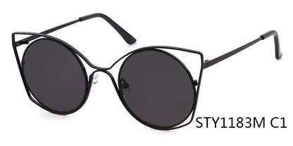 Women's Round Frame Full Frame Sunglasses With Ac Lens Material In Golden, Perfect For Spring