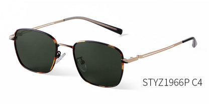 Unisex Polygons Full Frame Sunglasses With Tac Lens Material In Black, Perfect For Spring Season