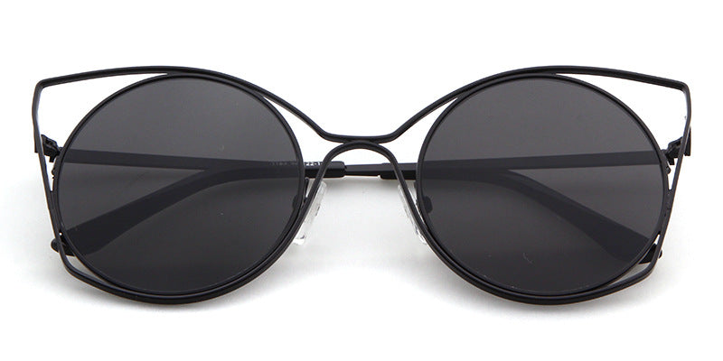Women's Round Frame Full Frame Sunglasses With Ac Lens Material In Golden, Perfect For Spring