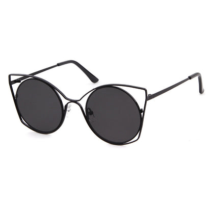 Women's Round Frame Full Frame Sunglasses With Ac Lens Material In Golden, Perfect For Spring