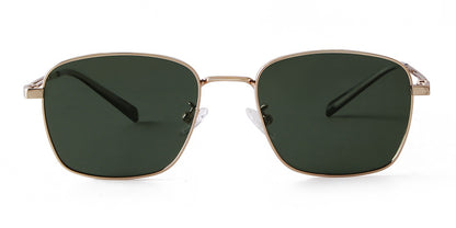 Unisex Polygons Full Frame Sunglasses With Tac Lens Material In Black, Perfect For Spring Season