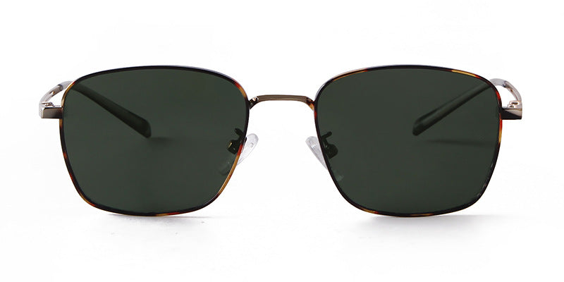Unisex Polygons Full Frame Sunglasses With Tac Lens Material In Black, Perfect For Spring Season