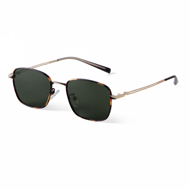 Unisex Polygons Full Frame Sunglasses With Tac Lens Material In Black, Perfect For Spring Season
