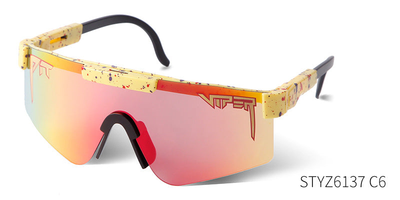 Women’s Special-Shaped Half Frame Sunglasses With Tac Lens Material In Multicolor, Perfect For Spring