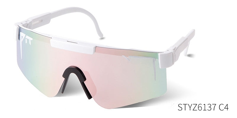 Women’s Special-Shaped Half Frame Sunglasses With Tac Lens Material In Multicolor, Perfect For Spring