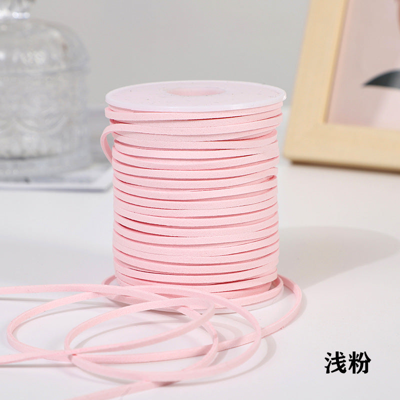 Solid Color Velvet Ribbon Rope In New Style Suede, 1 PCS Package Colored Ribbon For Event & Party Supplies