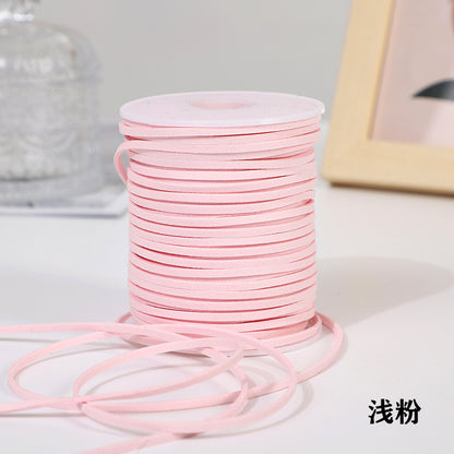 Solid Color Velvet Ribbon Rope In New Style Suede, 1 PCS Package Colored Ribbon For Event & Party Supplies