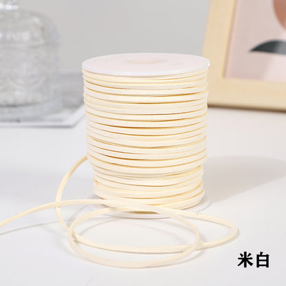 Solid Color Velvet Ribbon Rope In New Style Suede, 1 PCS Package Colored Ribbon For Event & Party Supplies
