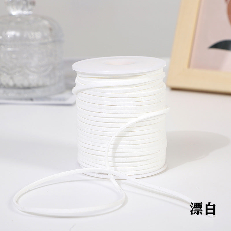 Solid Color Velvet Ribbon Rope In New Style Suede, 1 PCS Package Colored Ribbon For Event & Party Supplies