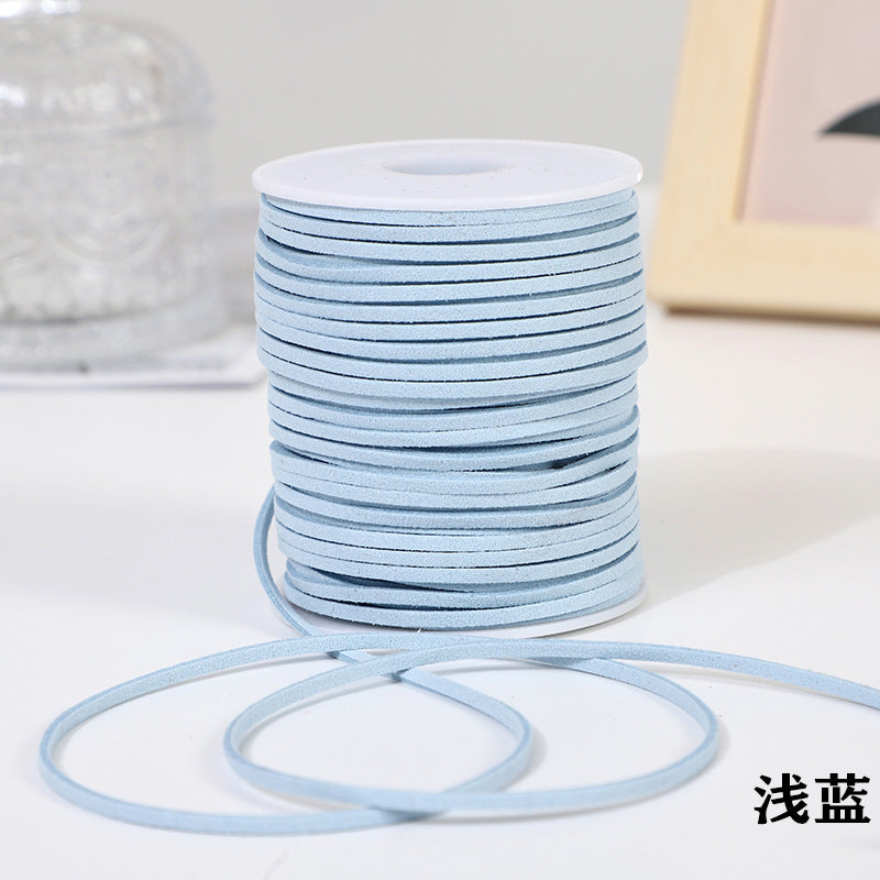 Solid Color Velvet Ribbon Rope In New Style Suede, 1 PCS Package Colored Ribbon For Event & Party Supplies