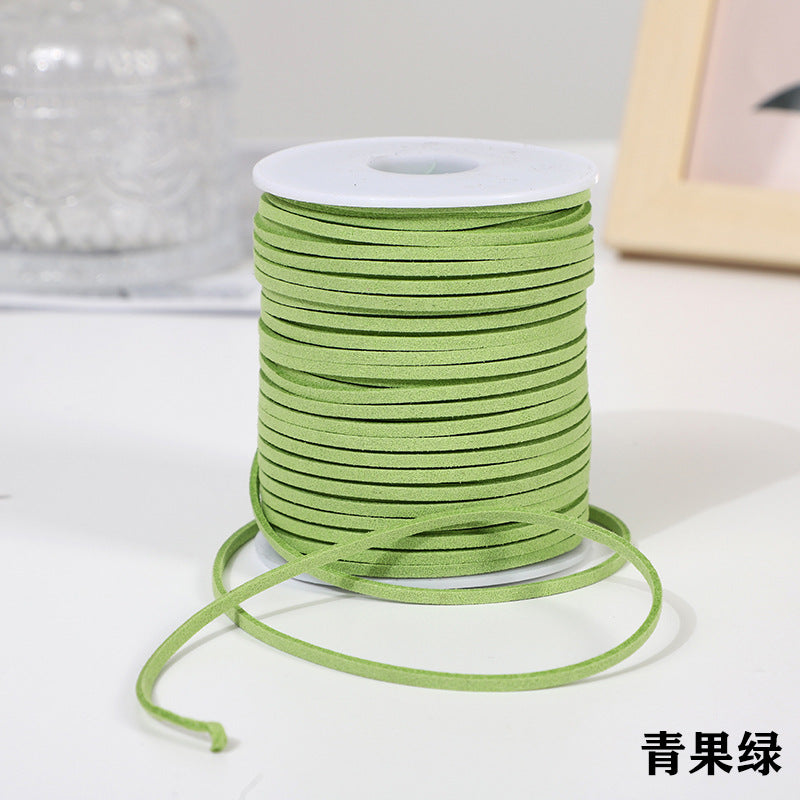 Solid Color Velvet Ribbon Rope In New Style Suede, 1 PCS Package Colored Ribbon For Event & Party Supplies