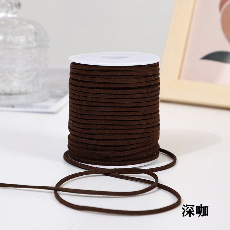 Solid Color Velvet Ribbon Rope In New Style Suede, 1 PCS Package Colored Ribbon For Event & Party Supplies