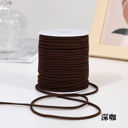 Solid Color Velvet Ribbon Rope In New Style Suede, 1 PCS Package Colored Ribbon For Event & Party Supplies