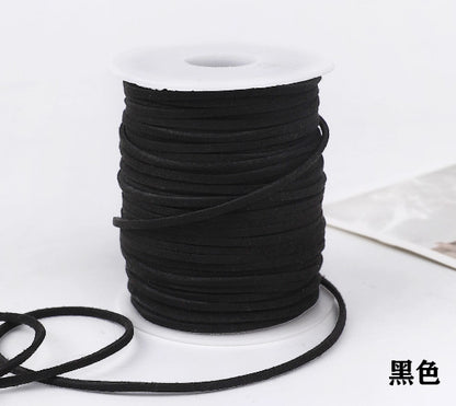 Solid Color Velvet Ribbon Rope In New Style Suede, 1 PCS Package Colored Ribbon For Event & Party Supplies