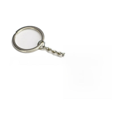 Geometric Bronze Keychain